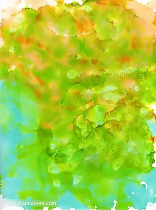 多彩油墨背景高清