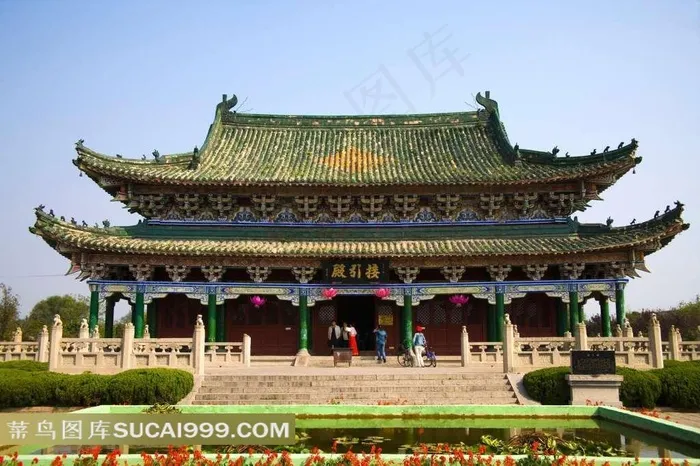 开封铁塔公园古建筑摄影