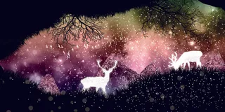 北欧抽象画紫色装饰画