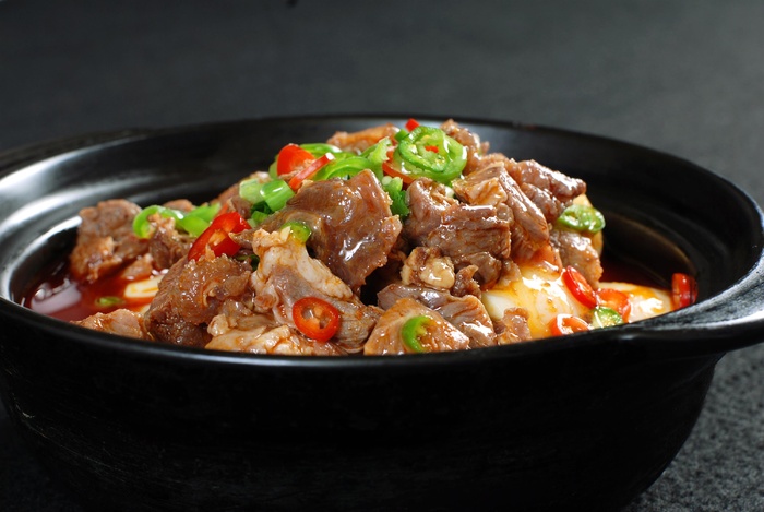 砂锅石锅美食煲类特色菜蛋豆腐牛腩煲