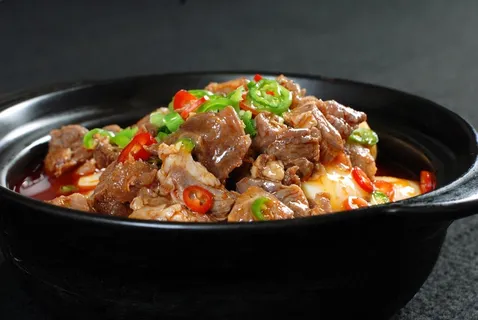 砂锅石锅美食煲类特色菜蛋豆腐牛腩煲