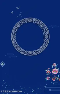 中国风传统文化唯美背景