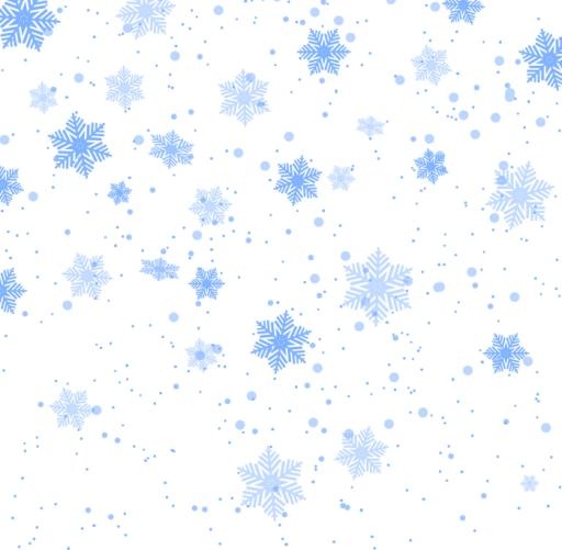 飘落的雪花 PNG免抠(699x685)
