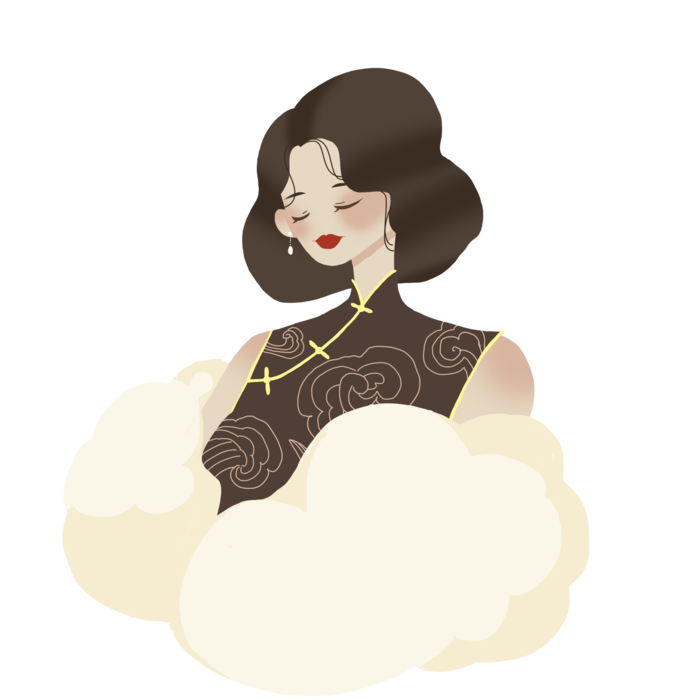 传统旗袍美女 (34)