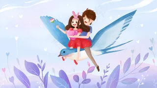 情人节海报七夕海报