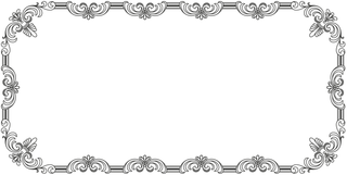 欧式复古线条边框花纹AI矢量LOGO角框花边分割线设计PSD卡片素材