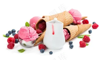 冰淇淋甜筒图片