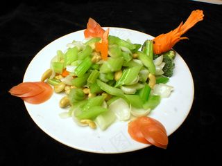 1732西芹腰果炒百合