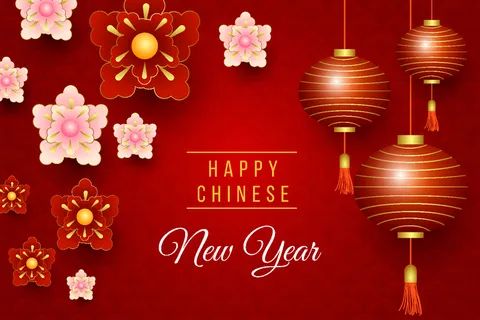 新年海报贺卡红包背景