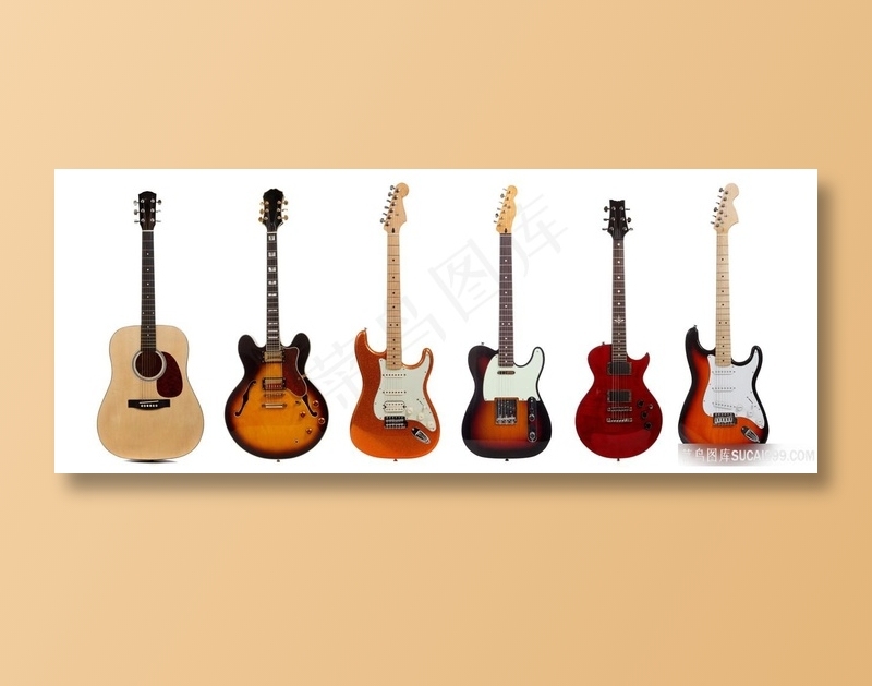 各种吉他乐器图片