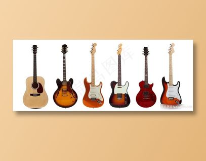 各种吉他乐器图片