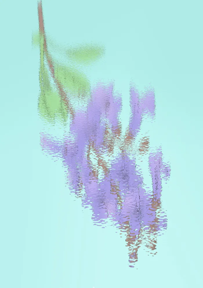紫色泡桐简约画册背景图