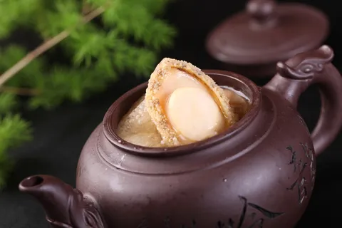 野生竹笙炖鲜鲍 (3)