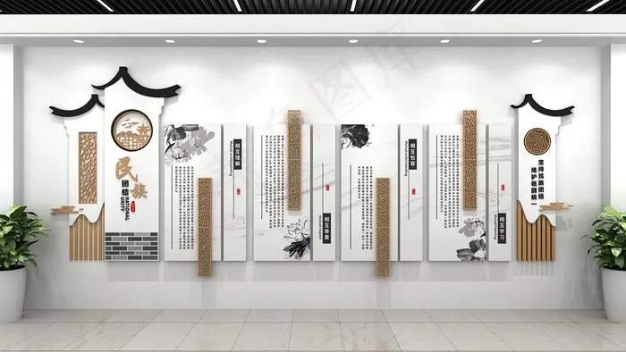 1民族大团结 cdr矢量模版下载