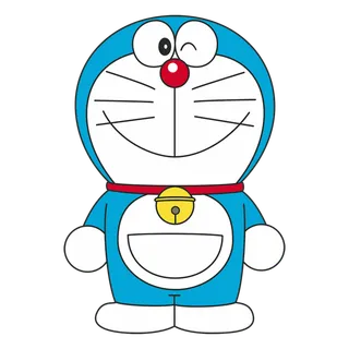 可爱哆啦A梦卡通素材简笔画