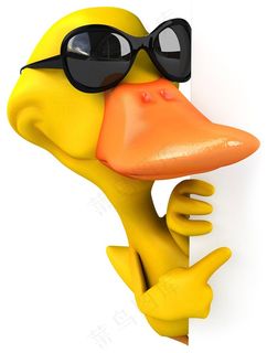 可爱的小黄鸭3D设计