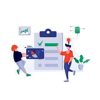 扁平化人物场景办公互联网等距ai矢量设计网页海报UI素材插画