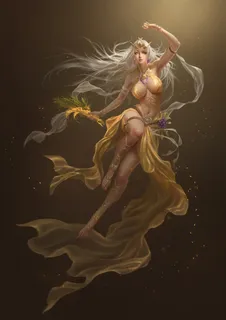 CG人物角色之丰收女神 CG人物角色之丰收女神