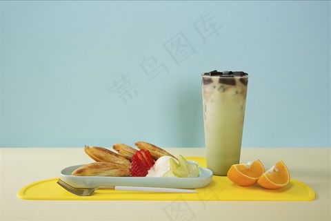 快餐厅饮品图片-抹茶烧仙草