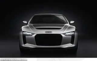 高清银灰色奥迪概念车图片