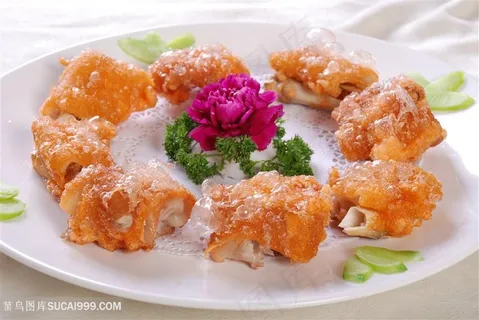 脆皮猪手中华美食摄影图 脆皮猪手中华美食摄影图