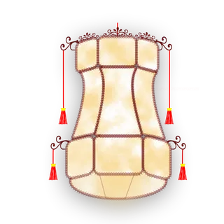 新年元素梅花冬天春节新年中国风灯笼