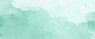 绿色水彩斑驳背景