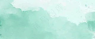 绿色水彩斑驳背景