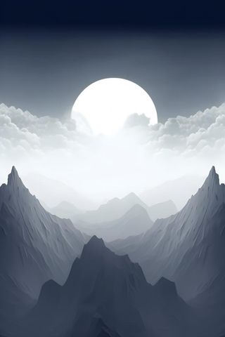 意境质感山脉背景