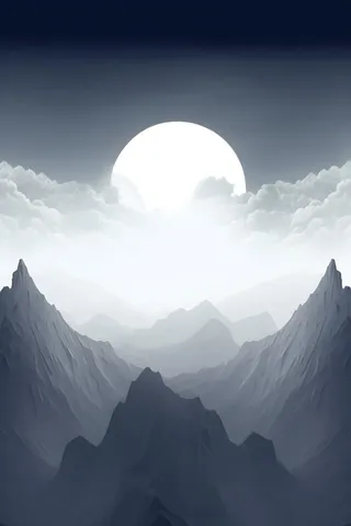 意境质感山脉背景