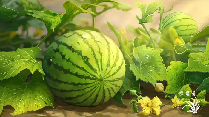夏日西瓜素材