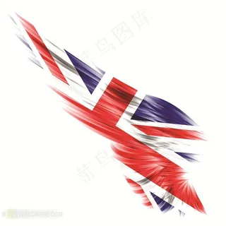 国旗创意翅膀变形