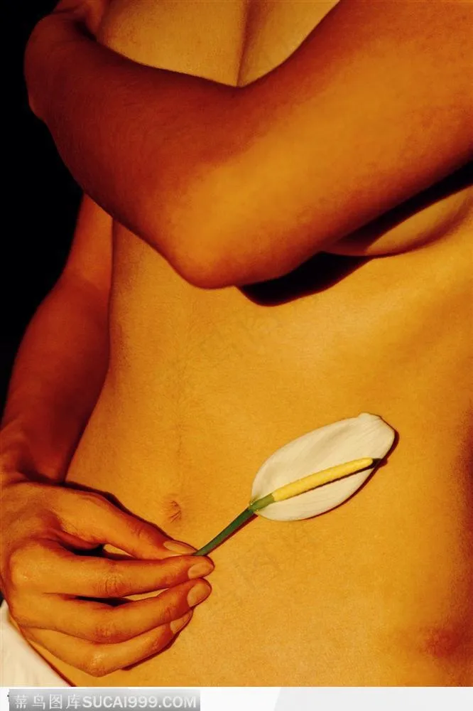 美容SPA（女性身体特写）