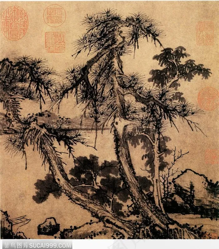 松溪钓艇图