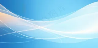 蓝色线条几何科技背景