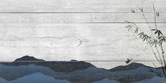 中国风传统水墨古风古典展板边框工笔画PS海报背景平面设计素材