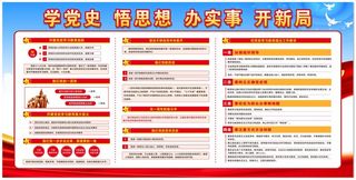 党史学习展板
