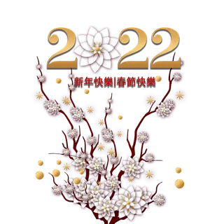 2022新年艺术创意字体虎年3D立体标题数字文字png免抠字素材