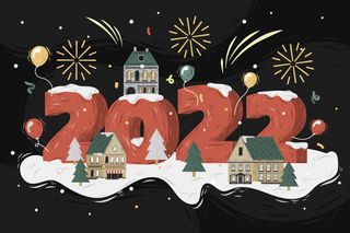 设计 2022年 虎年 背景