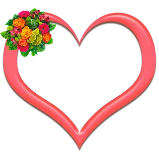 爱心花朵素材