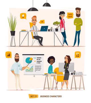 分析图素材图标集合景观建筑立面插画场景AI矢量图形设计