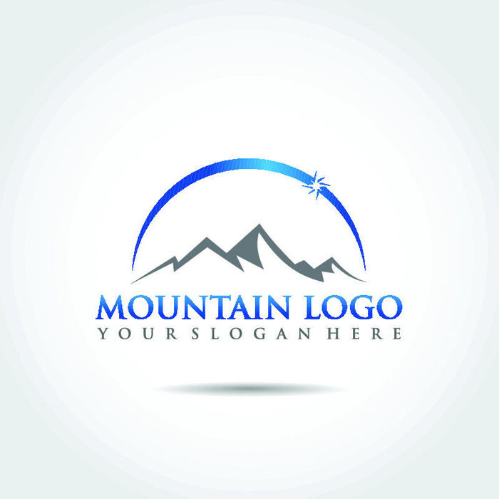 手绘Logo标志素材eps,ai矢量模版下载