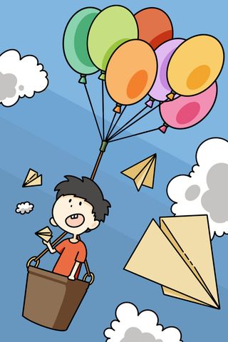 卡通画儿童节PSD素材