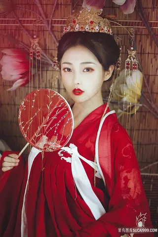 古装红妆汉服美女清纯图片