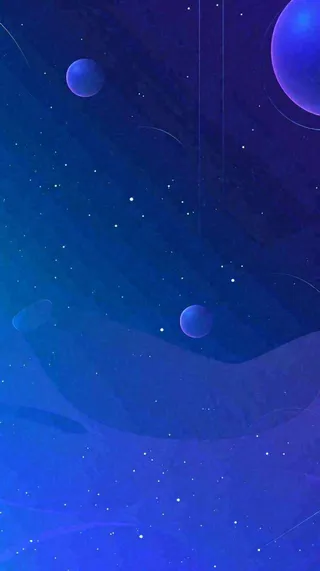 蓝紫色渐变星空科幻简约背景