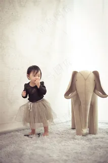 可爱宝贝摄影图片