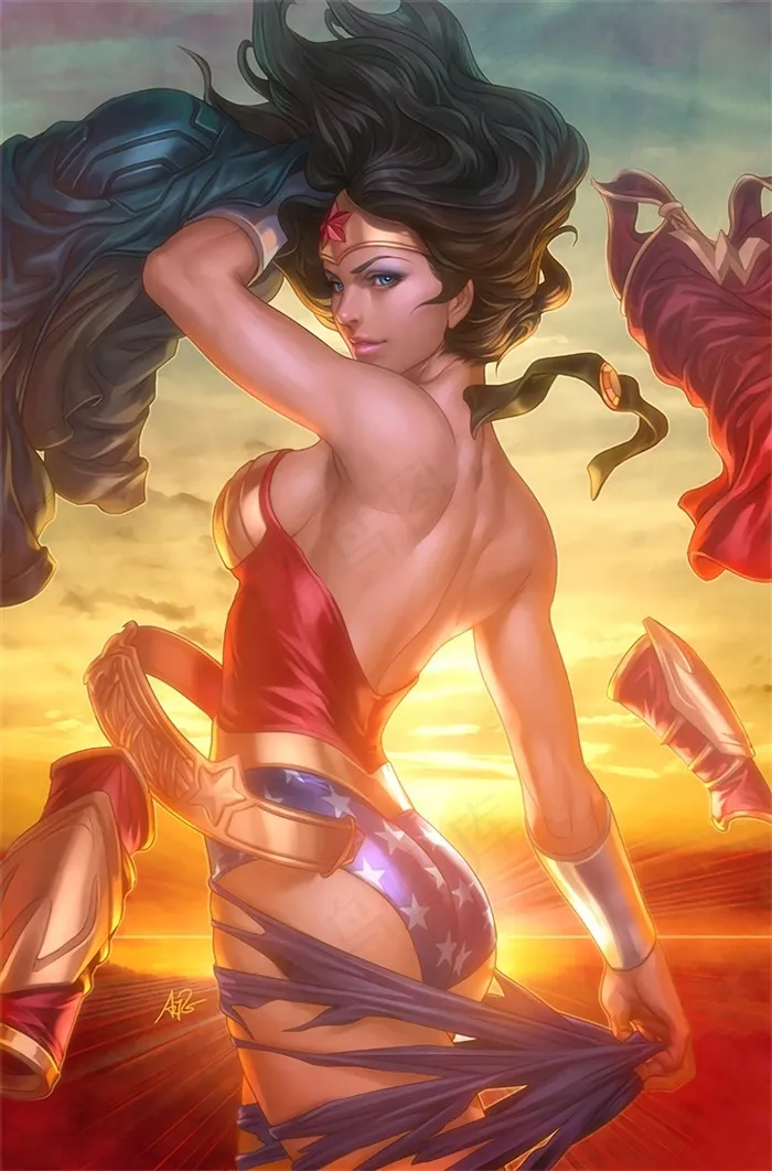 美女战士欧美动漫图片