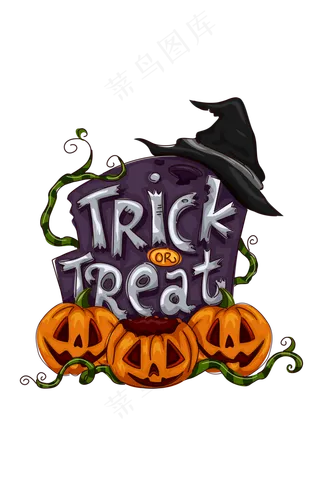 万圣节节日卡通素材