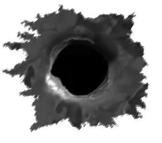 子弹射孔 PNG免抠