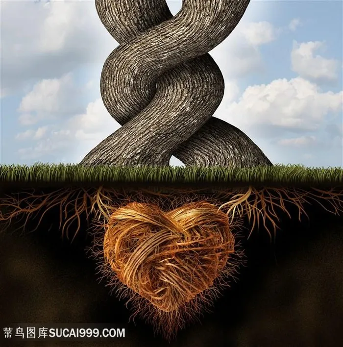 树根创意广告设计高清图片